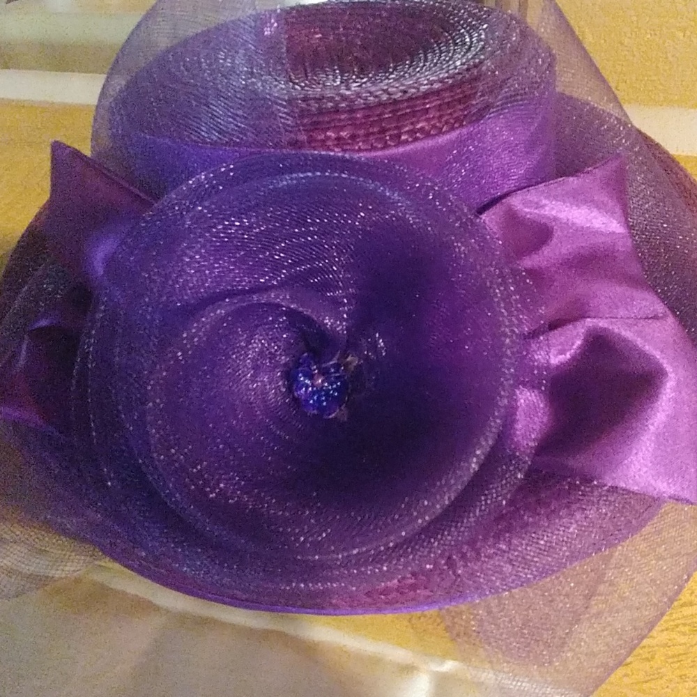 Purple hat